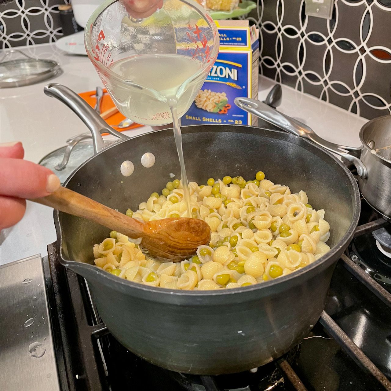 Pasta Piselli (Pasta with Peas)